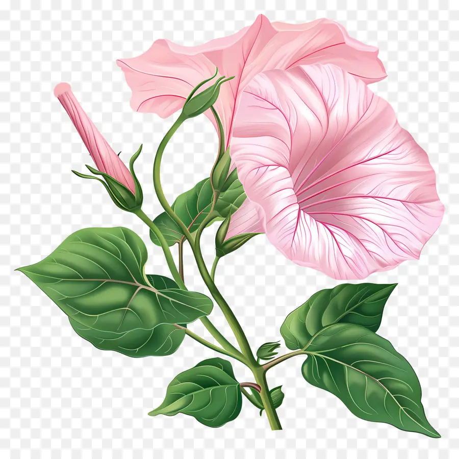 Kemuliaan Morning Pink，Bunga Merah Muda PNG