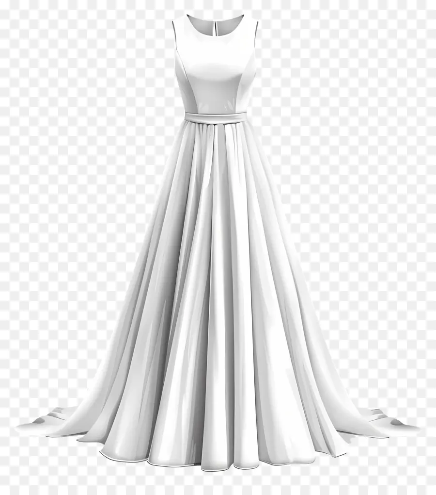 Gaun Pesta Pernikahan，Gaun Pengantin Putih PNG