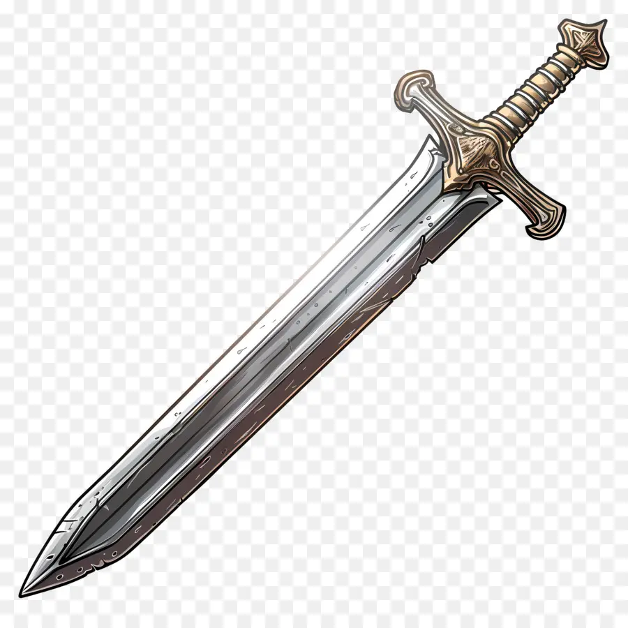 Pedang，Pedang Perak PNG