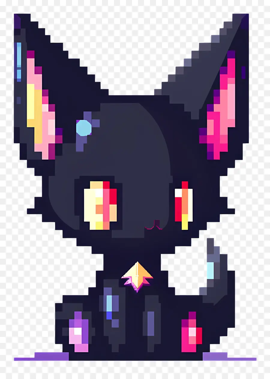 Piksel Kuromi，Kucing Piksel PNG