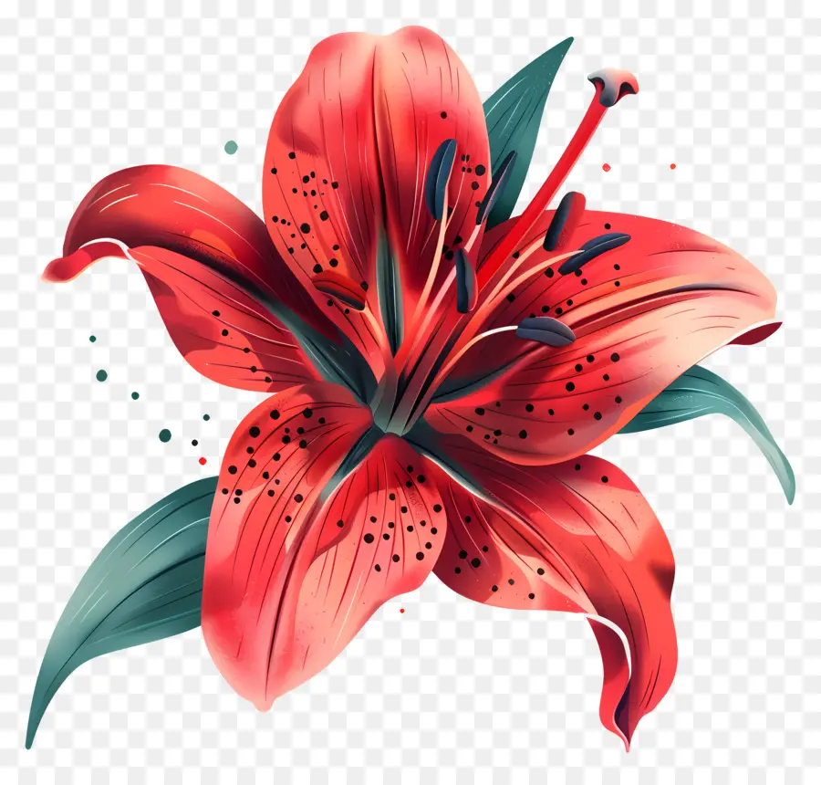 Lily Merah，Lukisan PNG