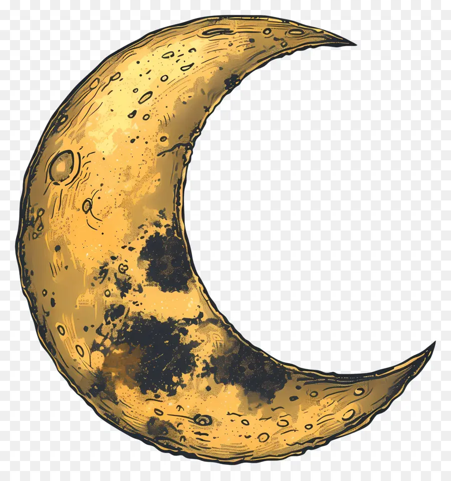 Bulan，Bulan Sabit PNG