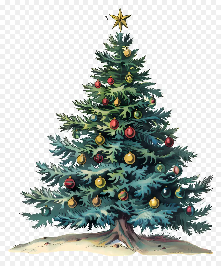 Pohon Natal，Bola Kaca PNG