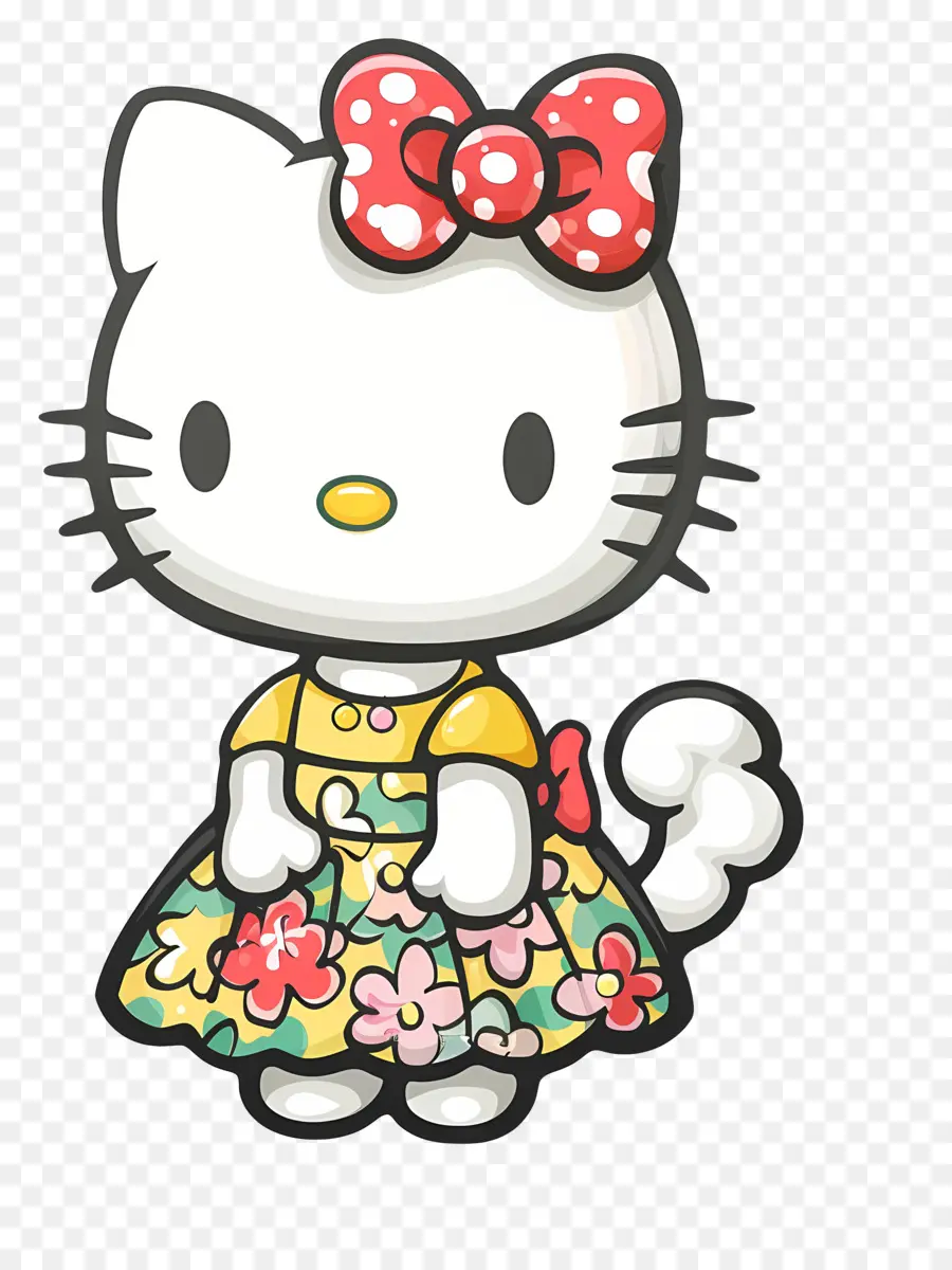 Hello Kitty，Karakter Kartun Yang Lucu PNG