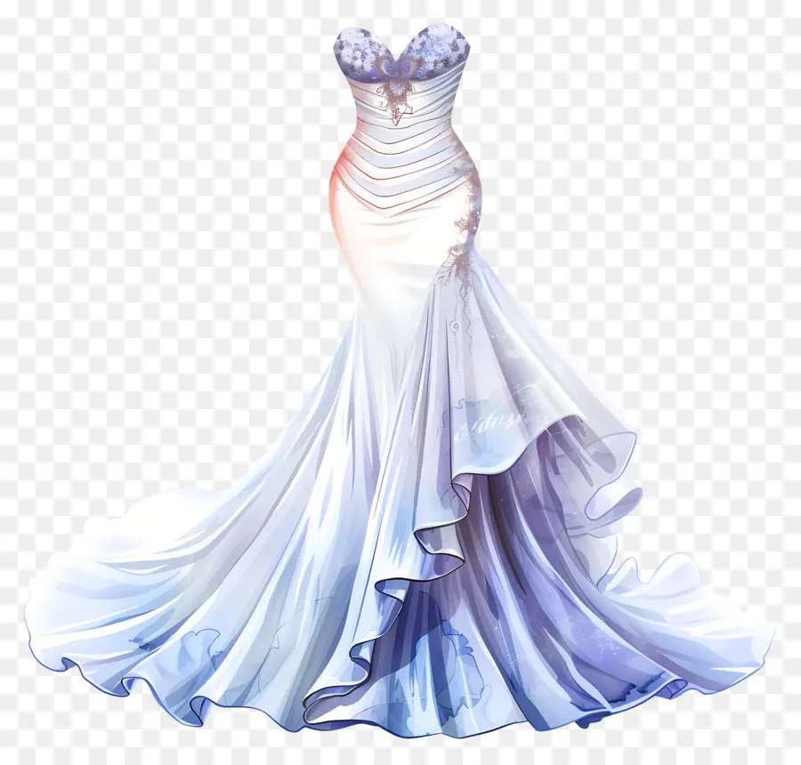 Gaun Pengantin Putri Duyung，Gaun Pengantin PNG