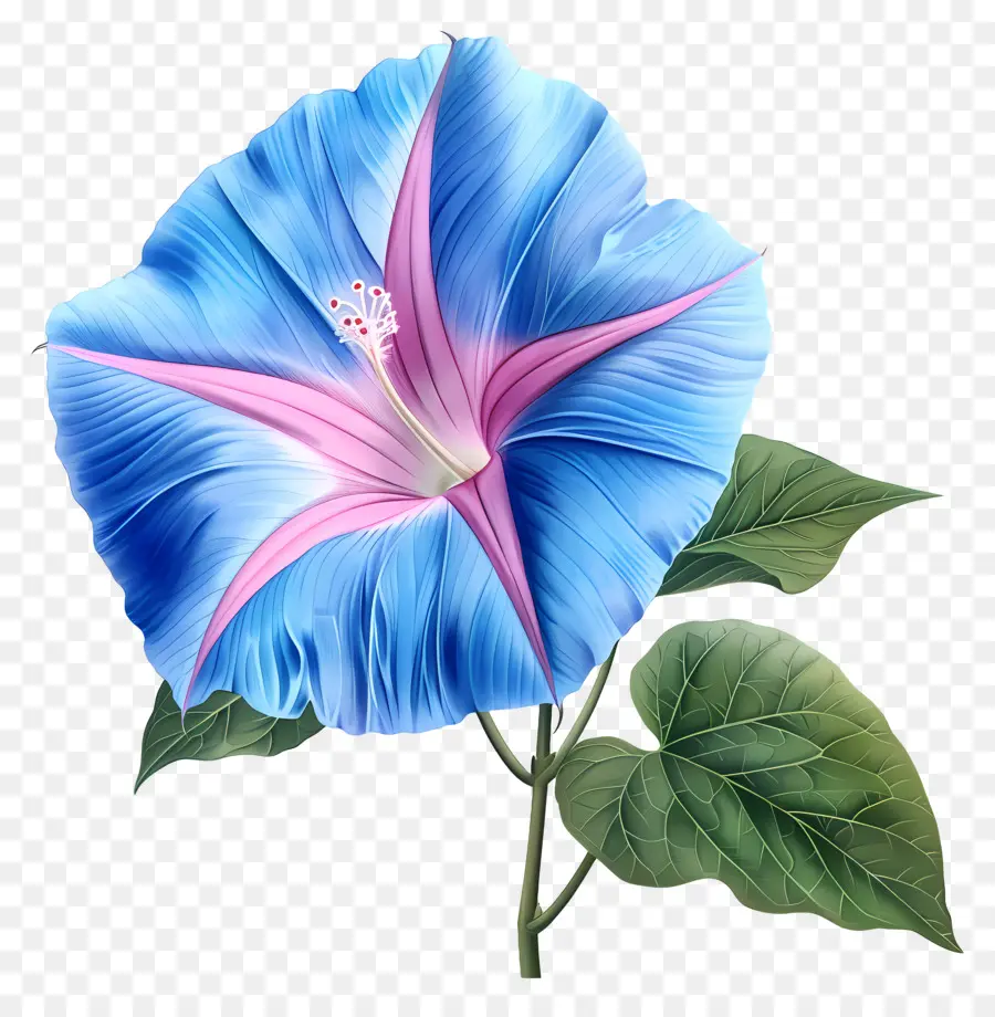 Morning Glory Flower，Biru Kembang Sepatu PNG