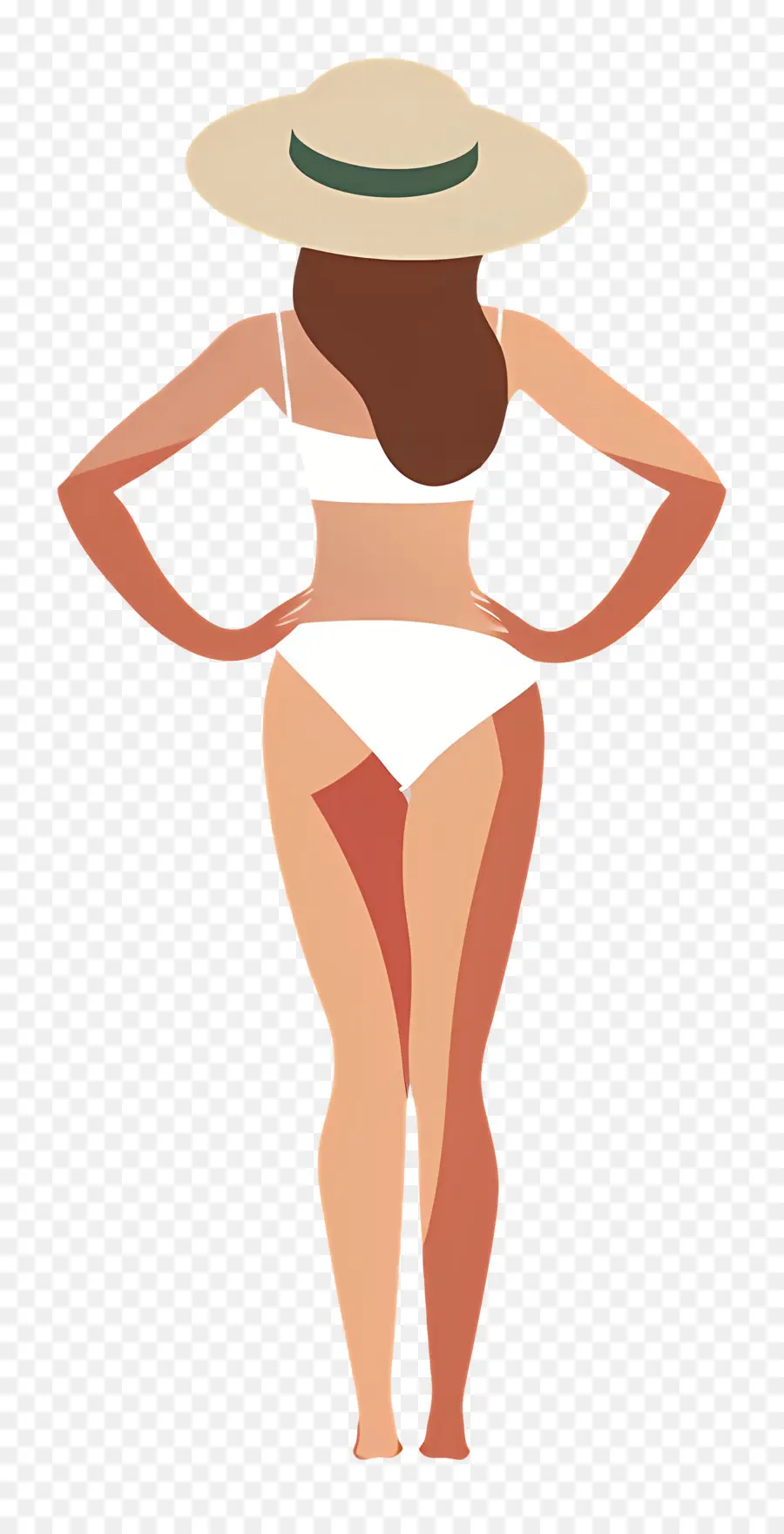 Musim Panas Dimulai，Wanita Bikini PNG