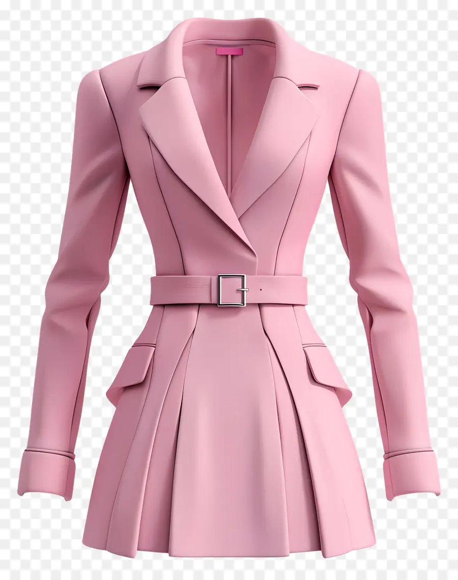 Pakaian Resmi Wanita，Jaket Pink PNG