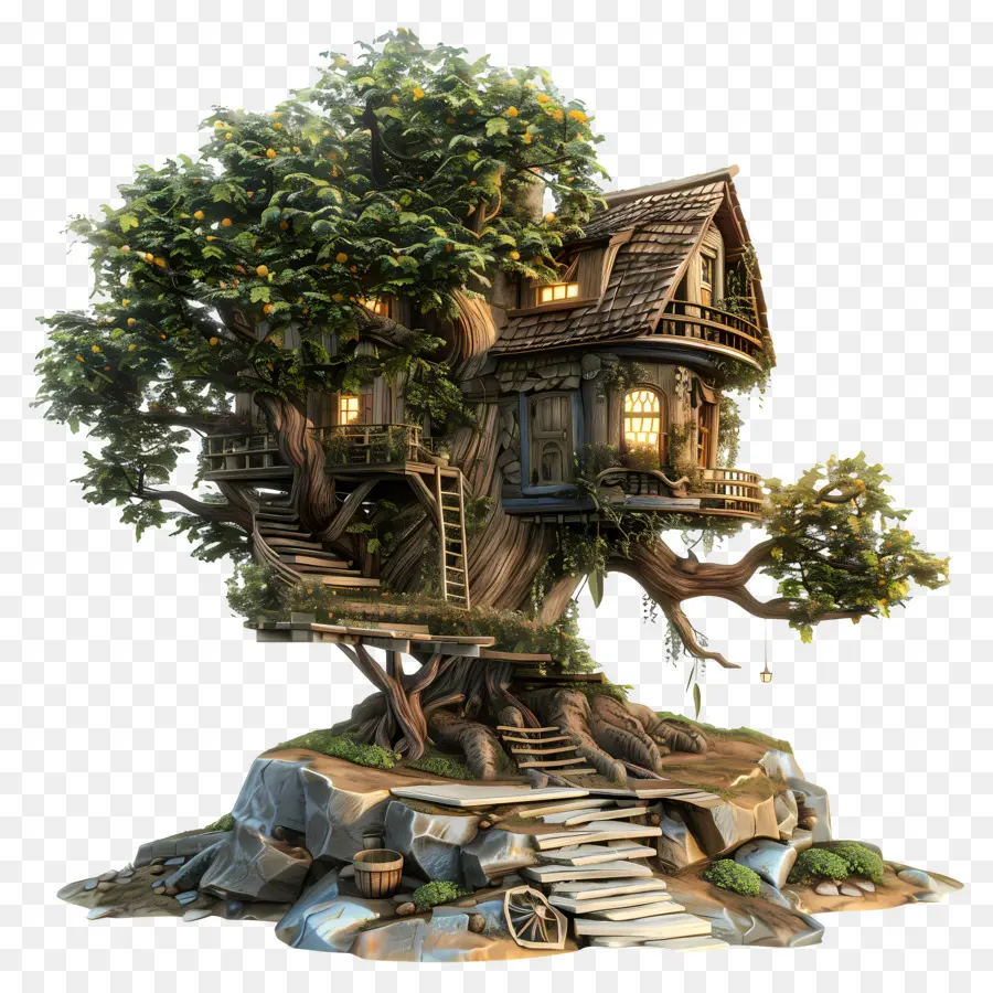 Sihir Rumah Pohon，Rumah Pohon PNG