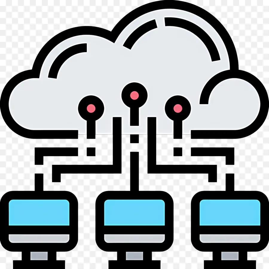 Ikon Server Cloud，Komputer Server PNG
