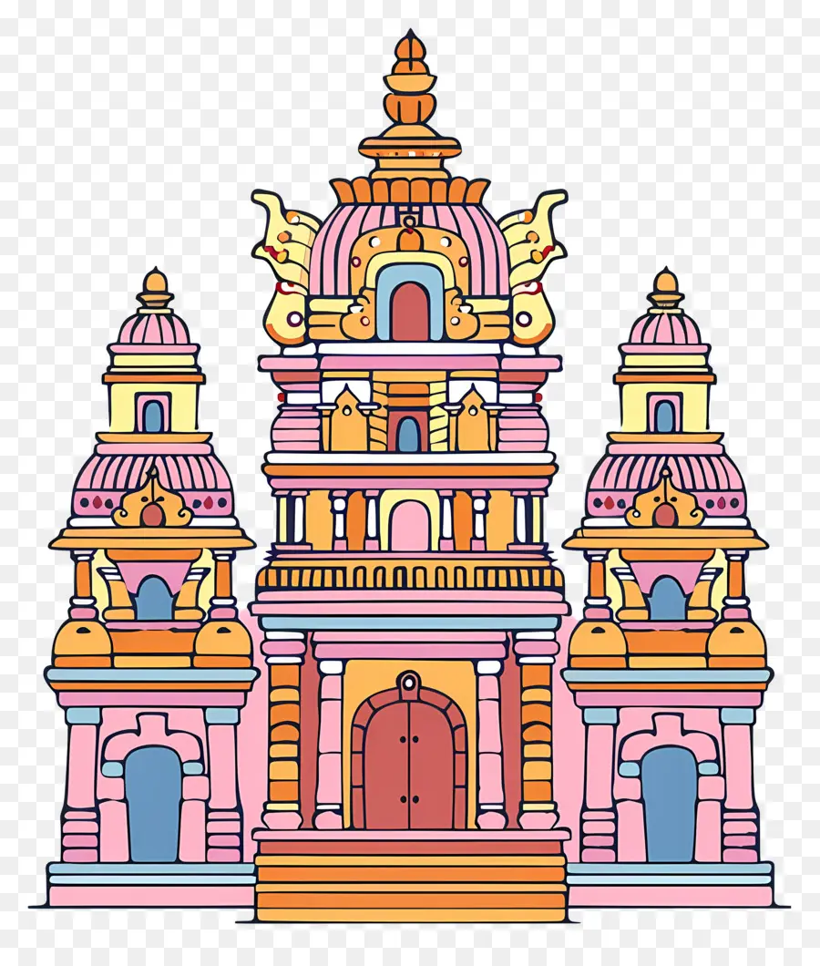 Kuil Hindu，Arsitektur Hiasan PNG