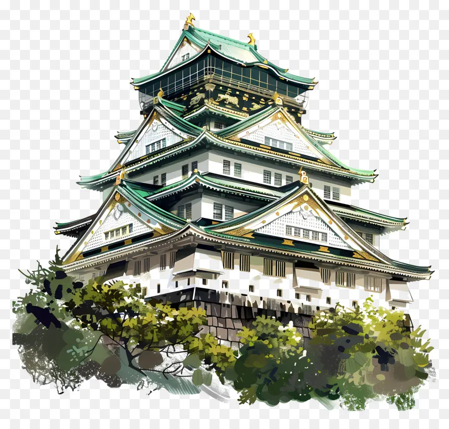 Istana Osaka，Kastil PNG
