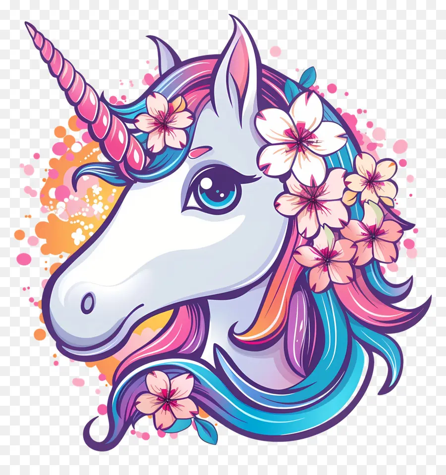 Wajah Unicorn，Unicorn PNG