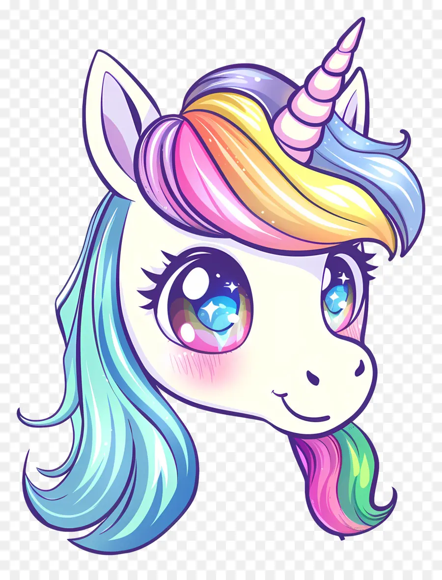 Rainbow Unicorn Horn，Unicorn PNG