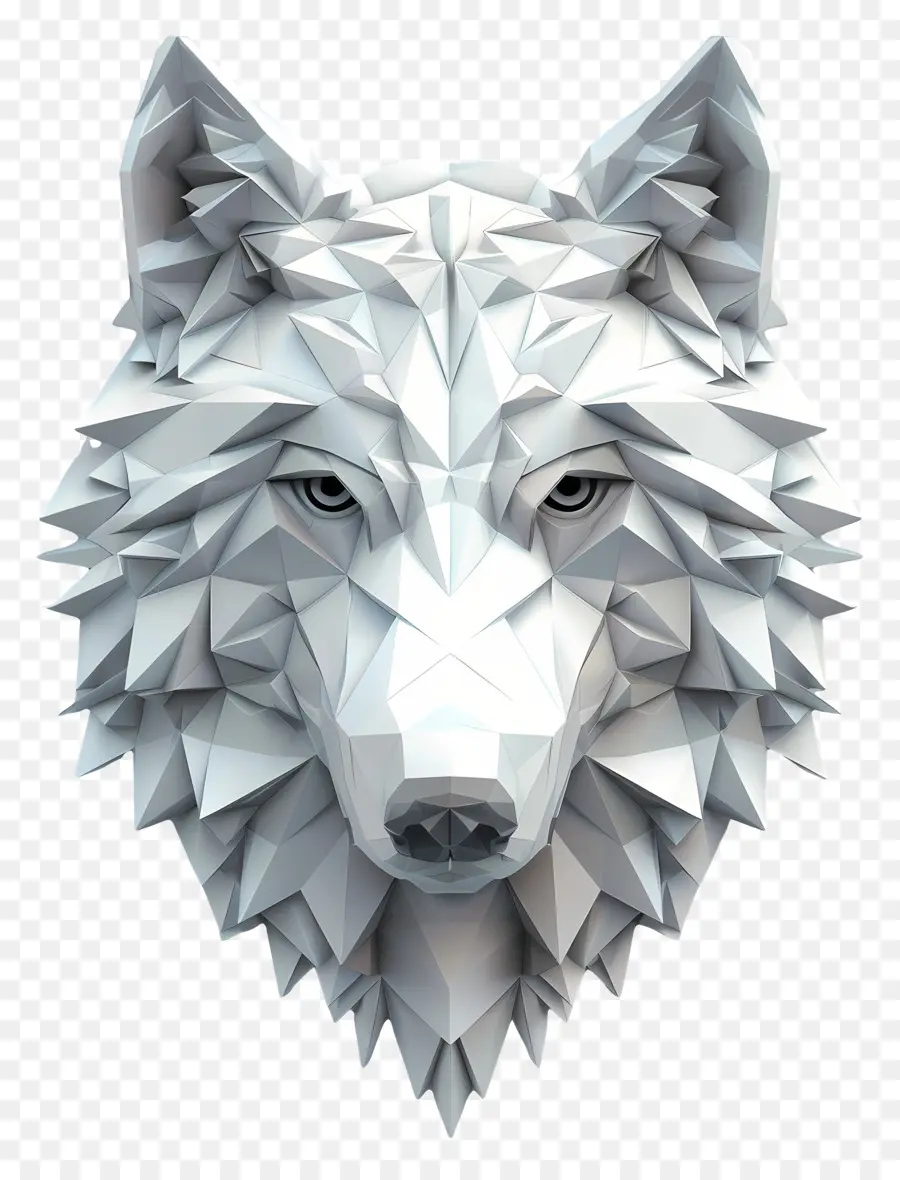 Kepala Serigala，Serigala Putih PNG