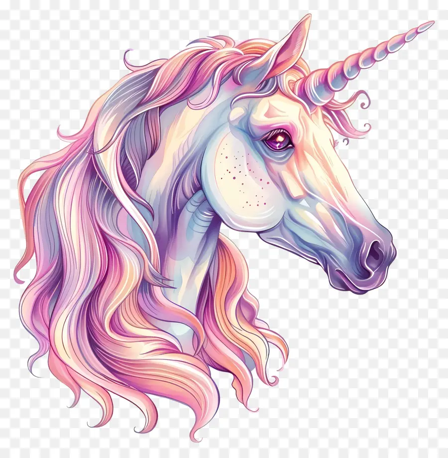 Unicorn Wajah，Unicorn PNG