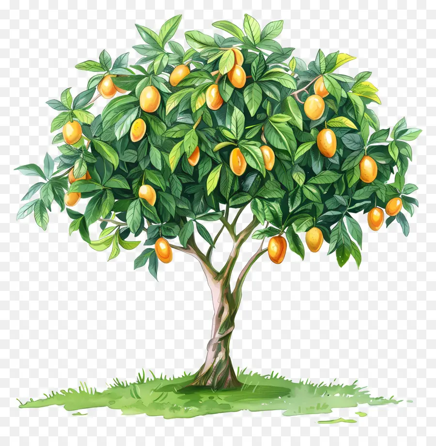 Pohon Mangga，Pohon Lemon PNG