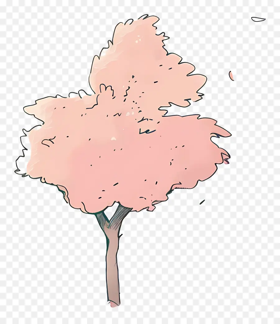 Pohon Kecil，Pohon Sakura PNG