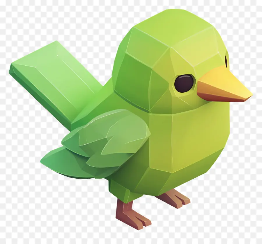 Burung Flappy Hijau，Burung Hijau PNG