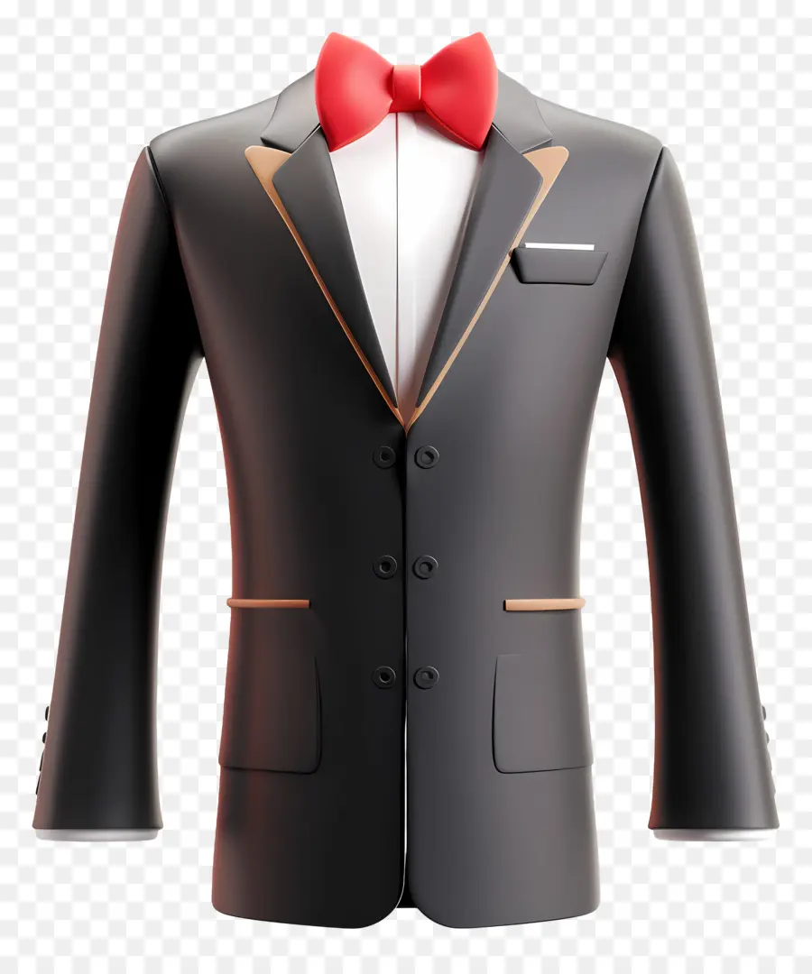 Pakaian Formal，Tuxedo Hitam PNG