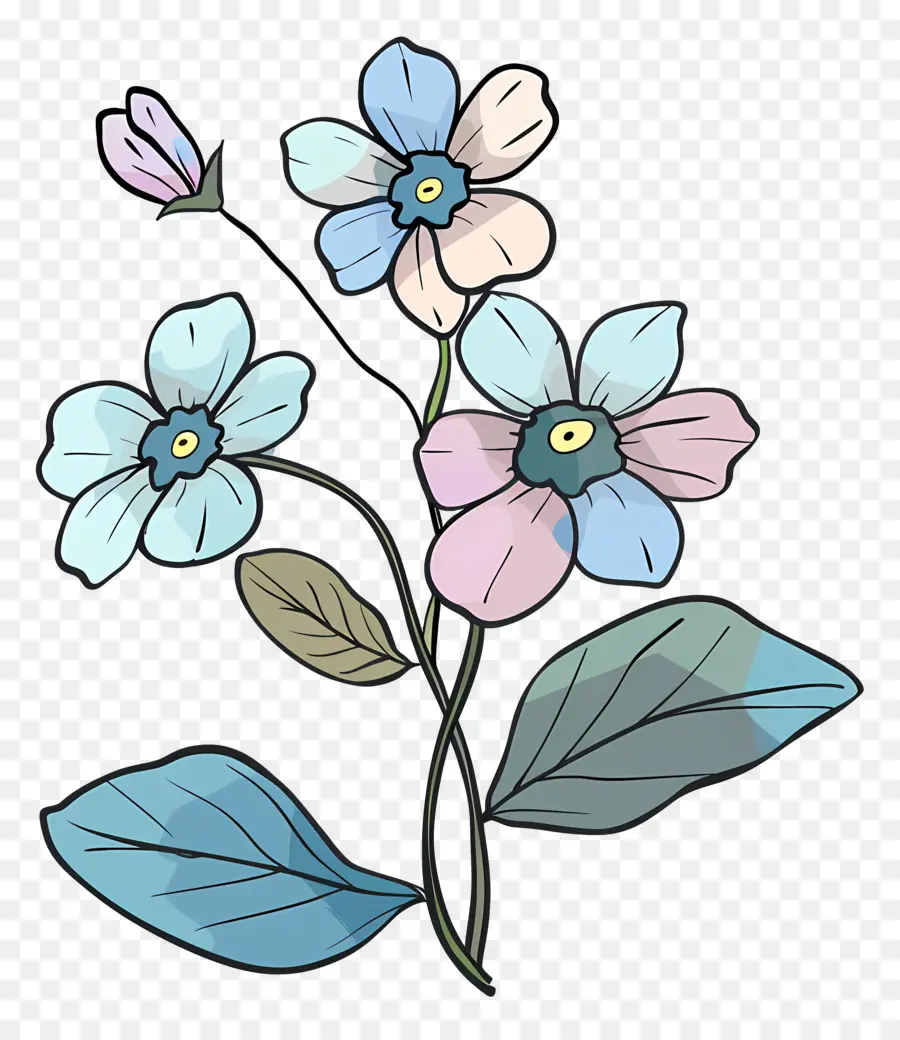 Lupakan Aku Tidak，Bunga Bunga Biru PNG