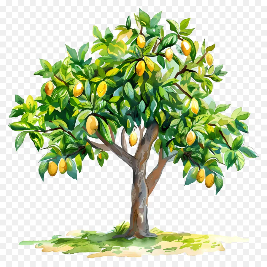 Pohon Mangga，Pohon Lemon PNG