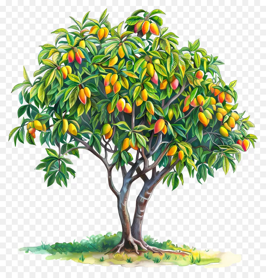 Pohon Mangga，Pohon Buah PNG