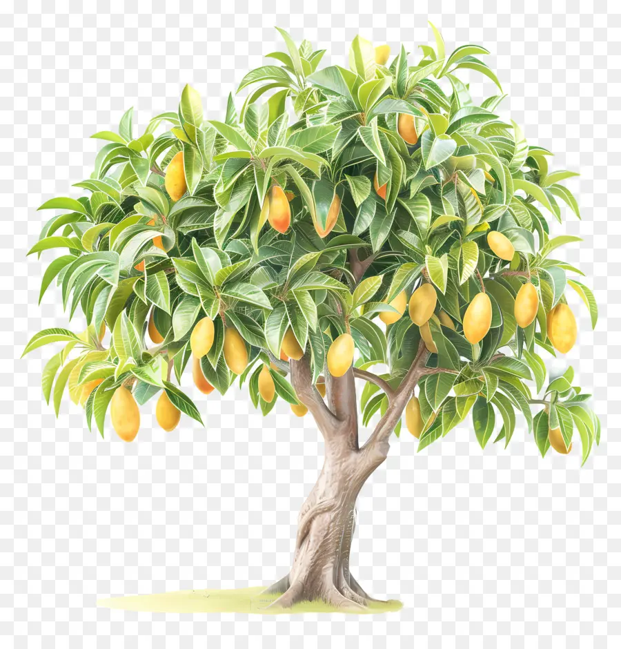 Pohon Mangga，Pohon Buah PNG