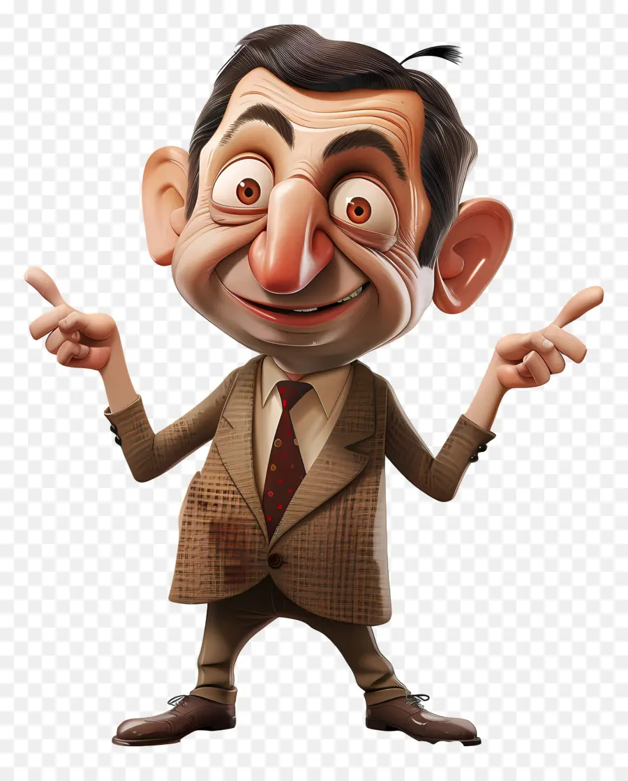 Animasi Mr Bean，Manusia Kartun PNG