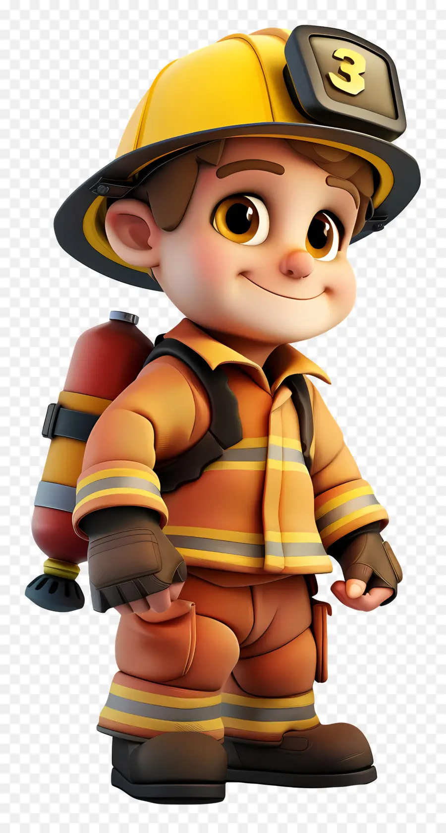 Petugas Pemadam Kebakaran，Karakter Kartun PNG