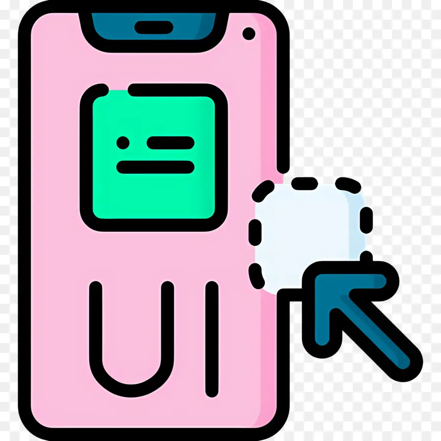 Ikon Ui Ux，Aplikasi Smartphone PNG
