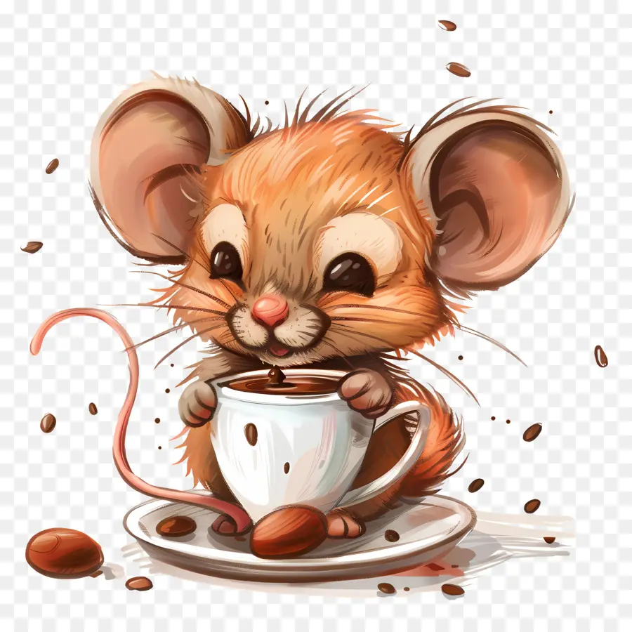 Mouse，Cangkir Kopi PNG