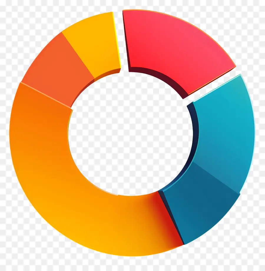 Diagram Lingkaran Lingkaran，Lingkaran Berwarna Warni PNG