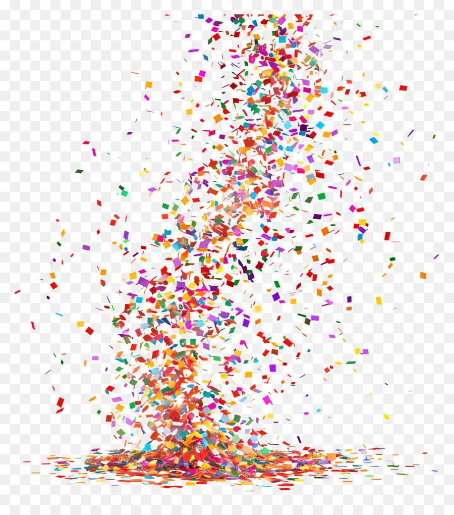 Jatuh Confetti，Confetti PNG