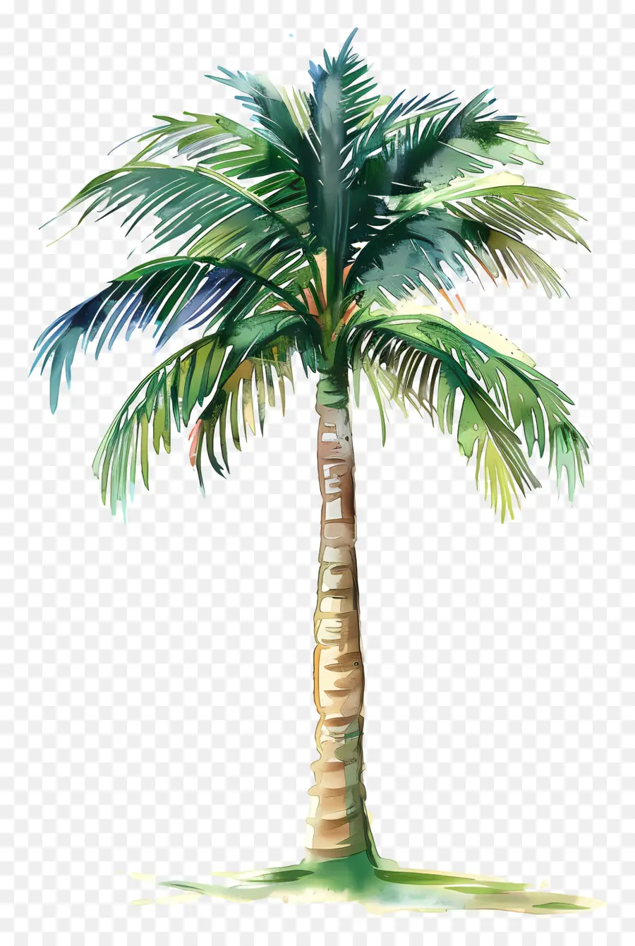 Pohon Kelapa，Daun PNG