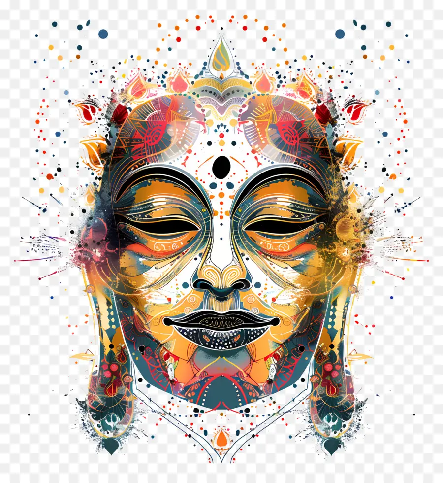 Buddha Wajah，Meditasi PNG
