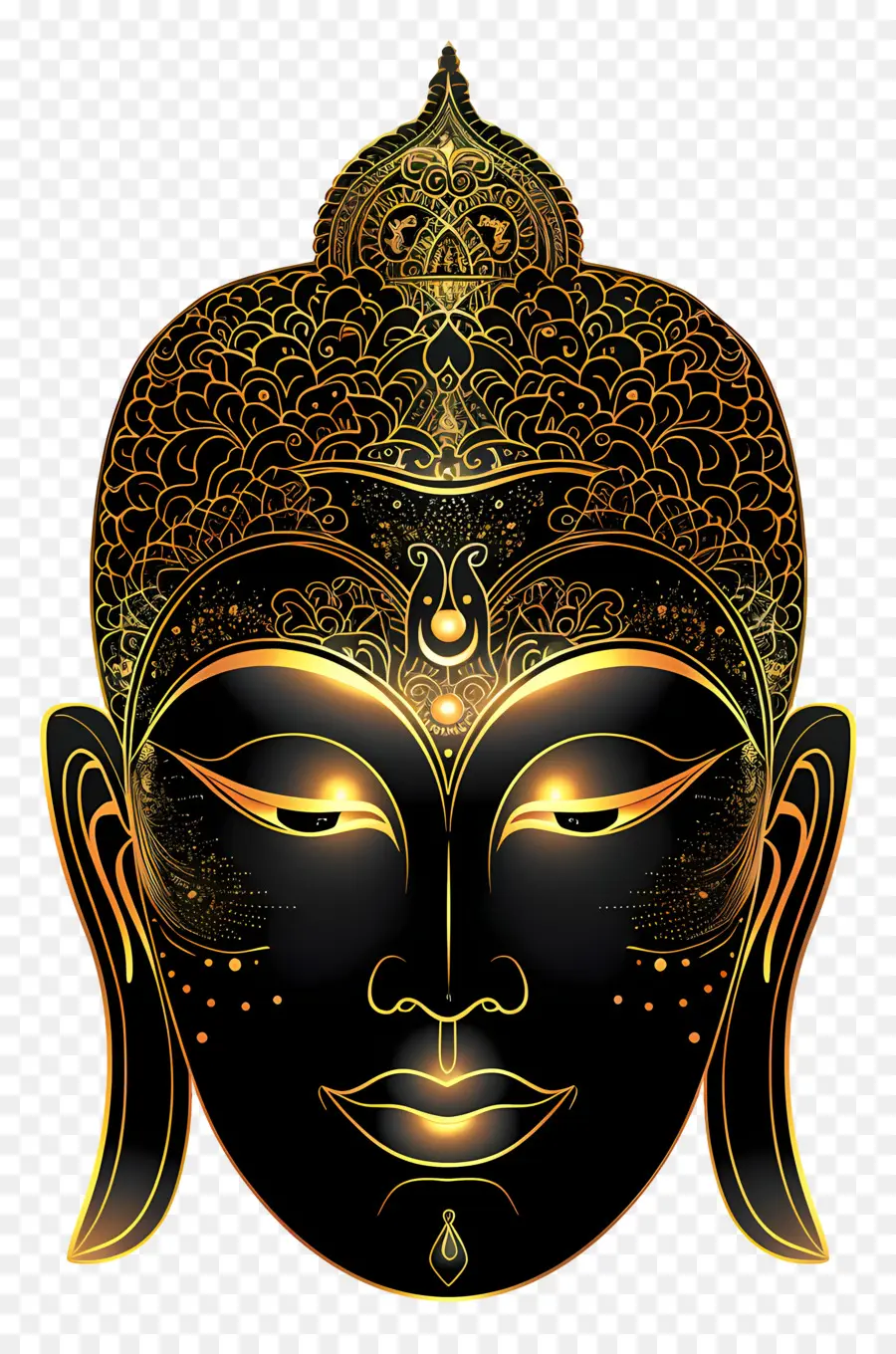 Buddha Wajah，Buddha PNG