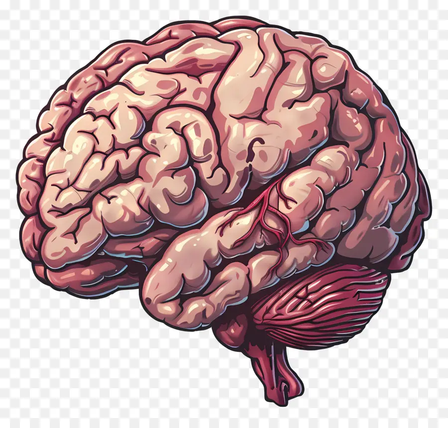 Animasi Otak，Otak Manusia PNG