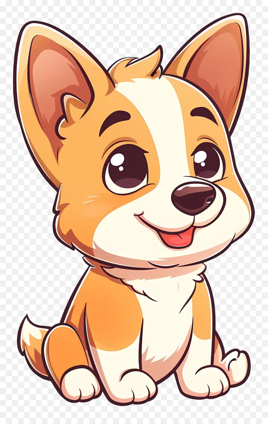 Anjing Lucu，Corgi PNG