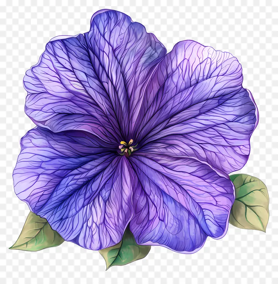 Bunga Petunia，Bunga Ungu PNG