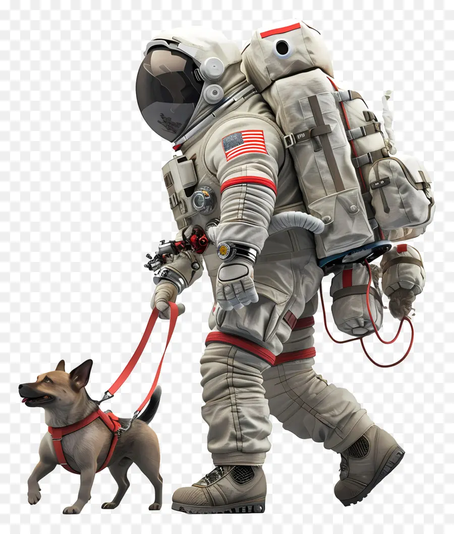 Astronot Walking Dog，Astronot PNG