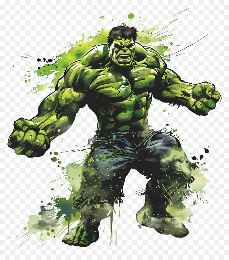 Hulk，Hulk Hijau PNG