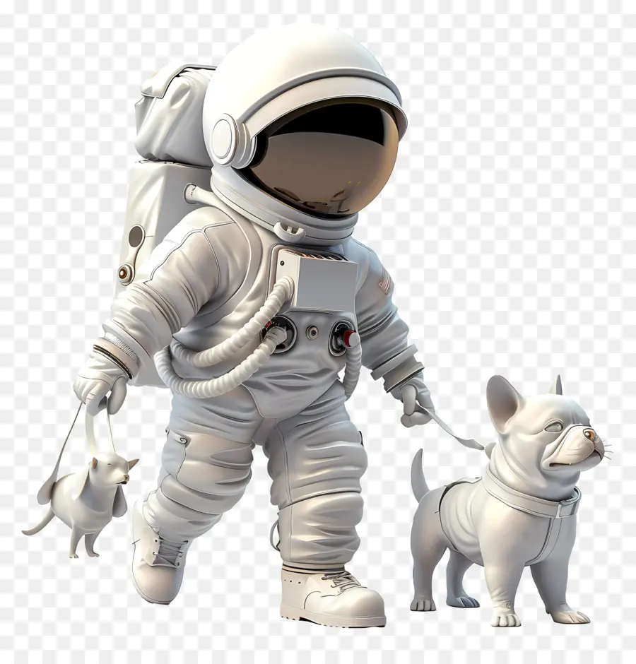 Astronot Walking Dog，Astronot PNG