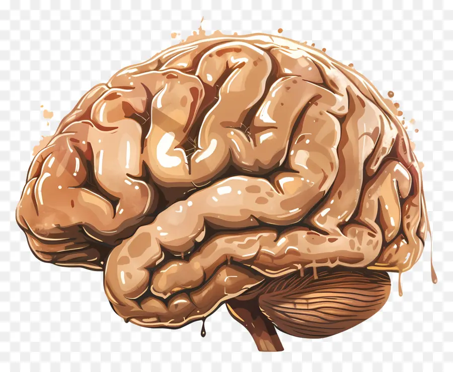 Animasi Otak，Anatomi Otak PNG