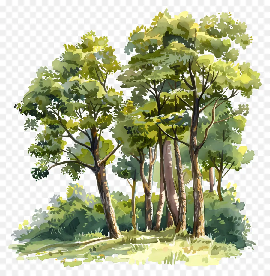 Pohon Pohon Hutan，Hutan PNG