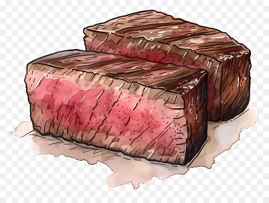 Steak Setengah Matang，Steak PNG