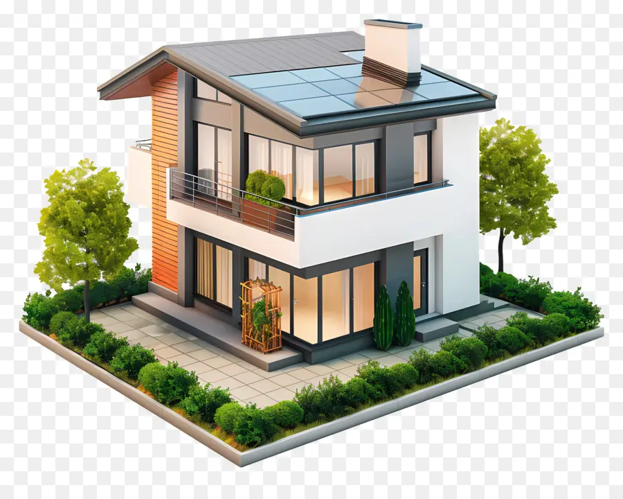 Rumah Modern，Arsitektur Modern PNG