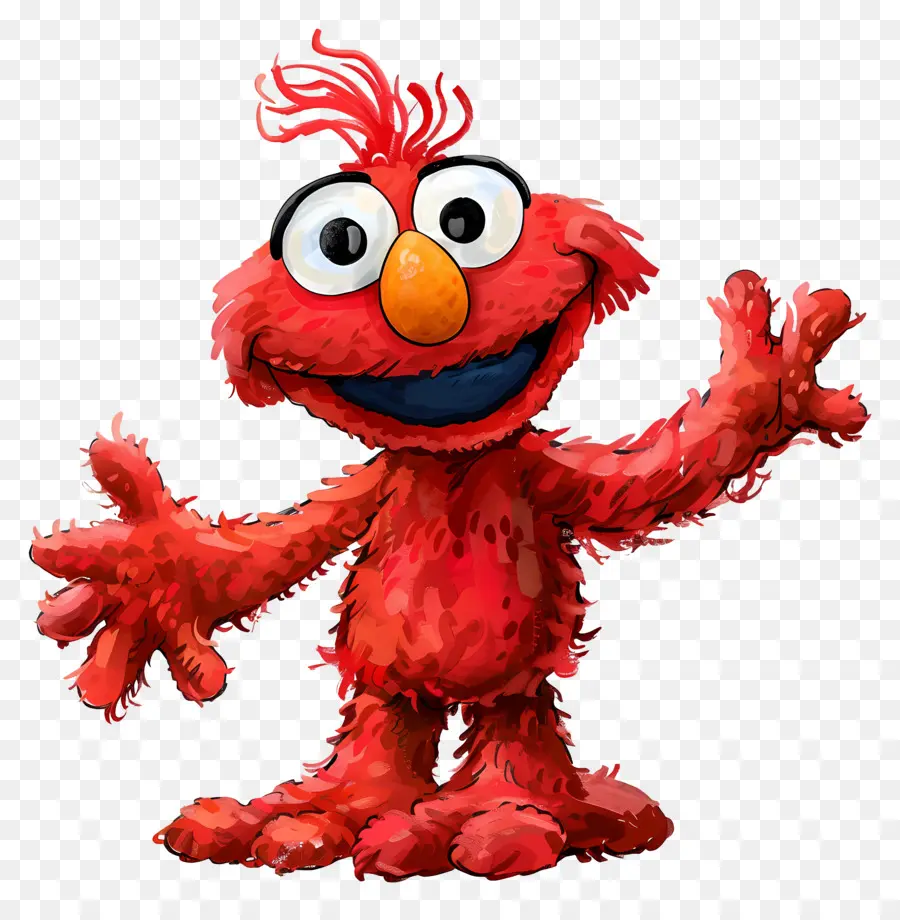 Elmo，Monster Merah PNG