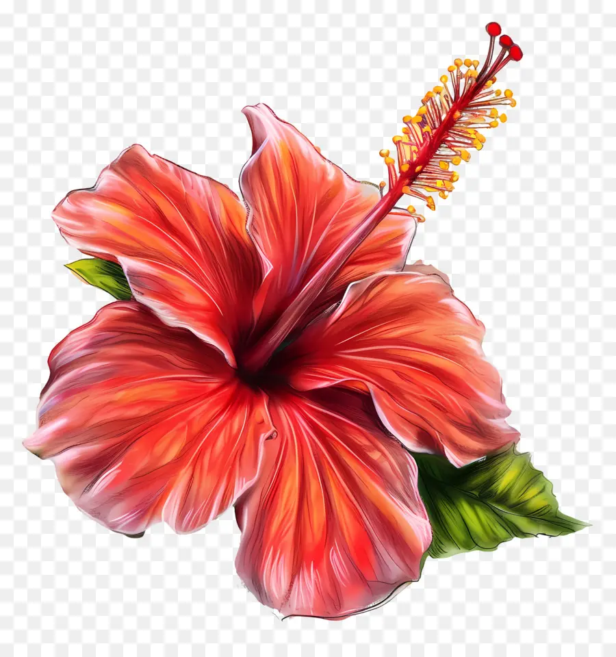 Moana Hibiscus，Bunga Kembang Sepatu Merah PNG