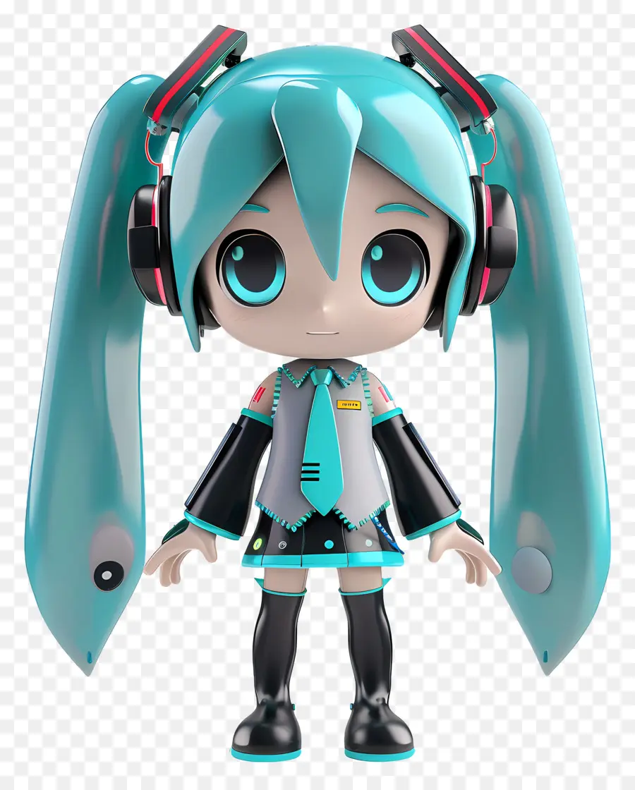 Hatsune Miku，Gadis Anime PNG